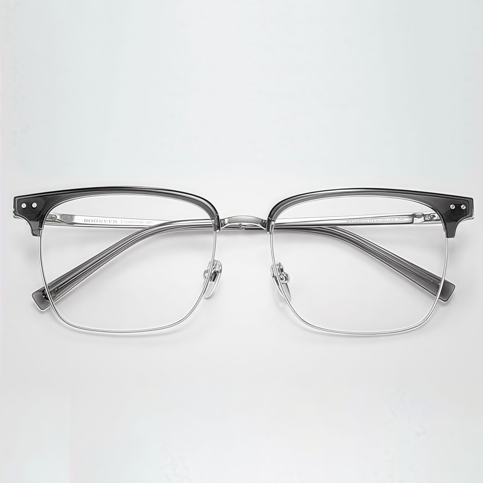 160mm Wide Frame BrowlineSquare Eyeglasses for Men with Big Head