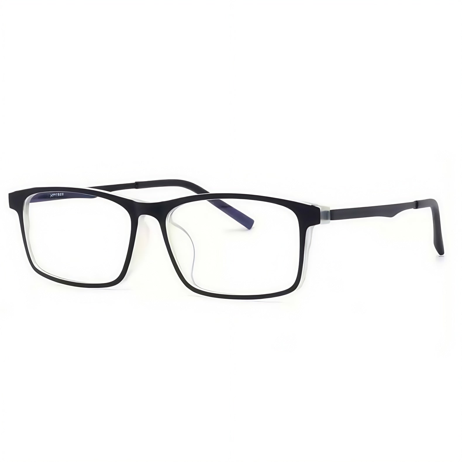 153mm Wide Frame Square Eyeglasses for Men with Big Head