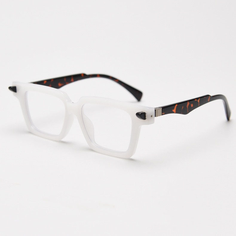 154mm Wide Frame Square Eyeglasses for Men with Big Head