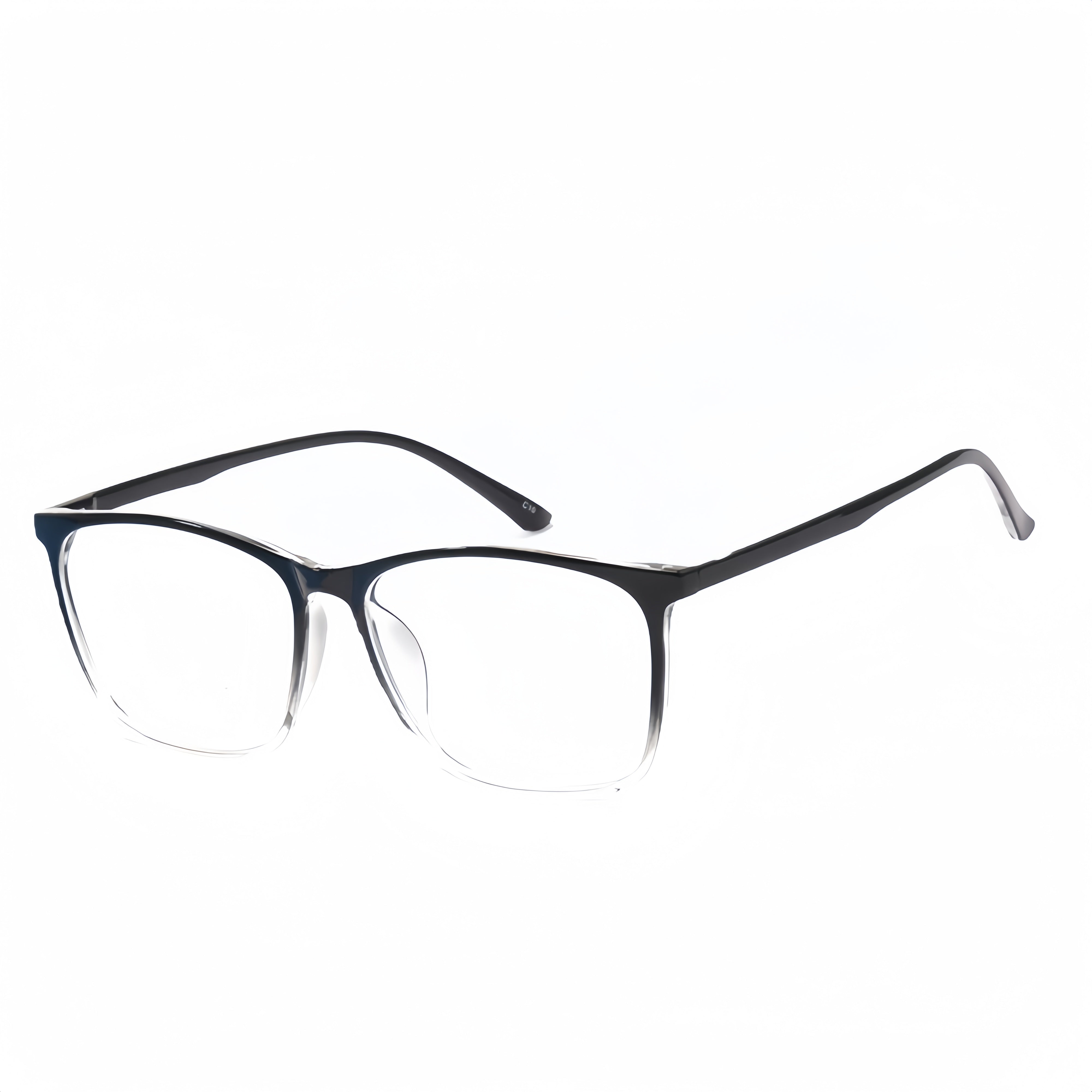 157mm Wide Huge Eyeglass Frames for Reading & Working #frame-color_gradient-black