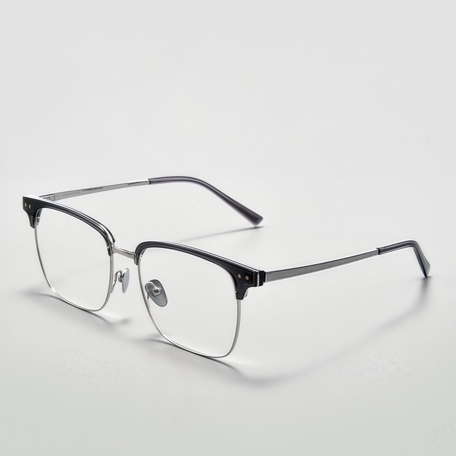 160mm Wide Frame BrowlineSquare Eyeglasses for Men with Big Head