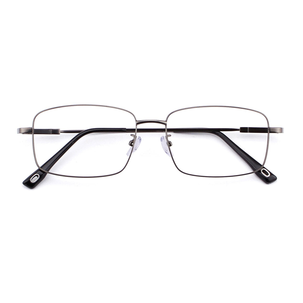 156mm Wide Frame Rectangle Eyeglasses for Men with Big Head