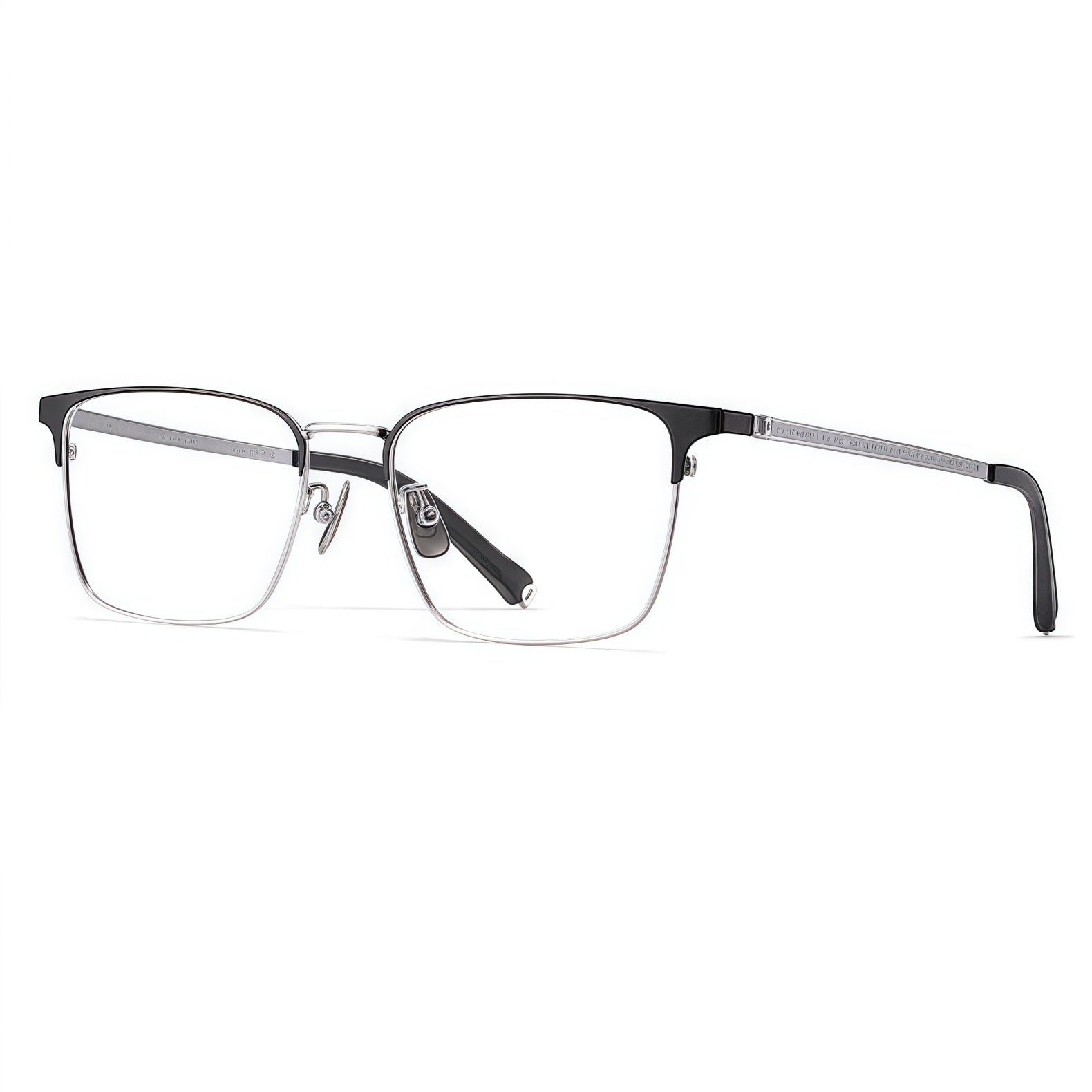 148mm Wide Frame Rectangle Eyeglasses for Men with Big Head
