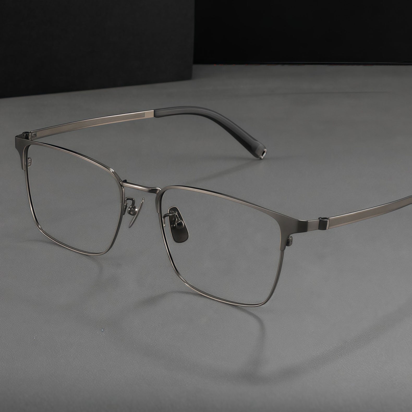 148mm Wide Frame Rectangle Eyeglasses for Men with Big Head