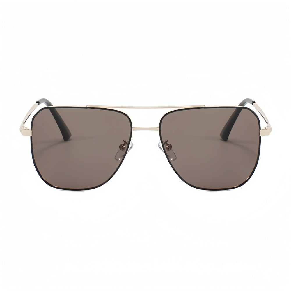 153mm Extra-Wide Metal Frame – For Big Heads & Bold Styles #frame-color_gold