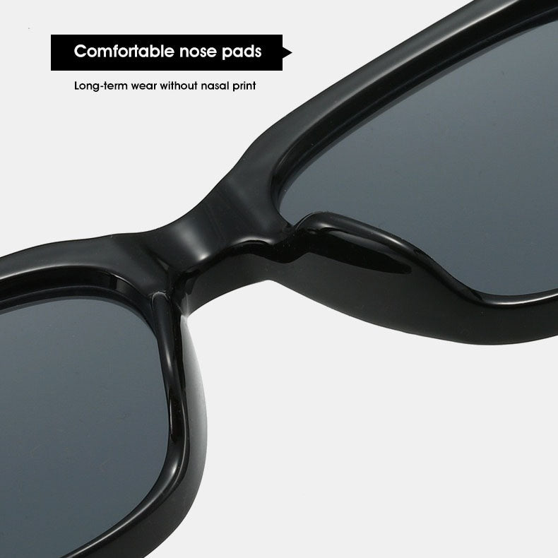 146mm Extra-Wide Acetate Frame  For Big Heads & Bold Styles #frame-color_black