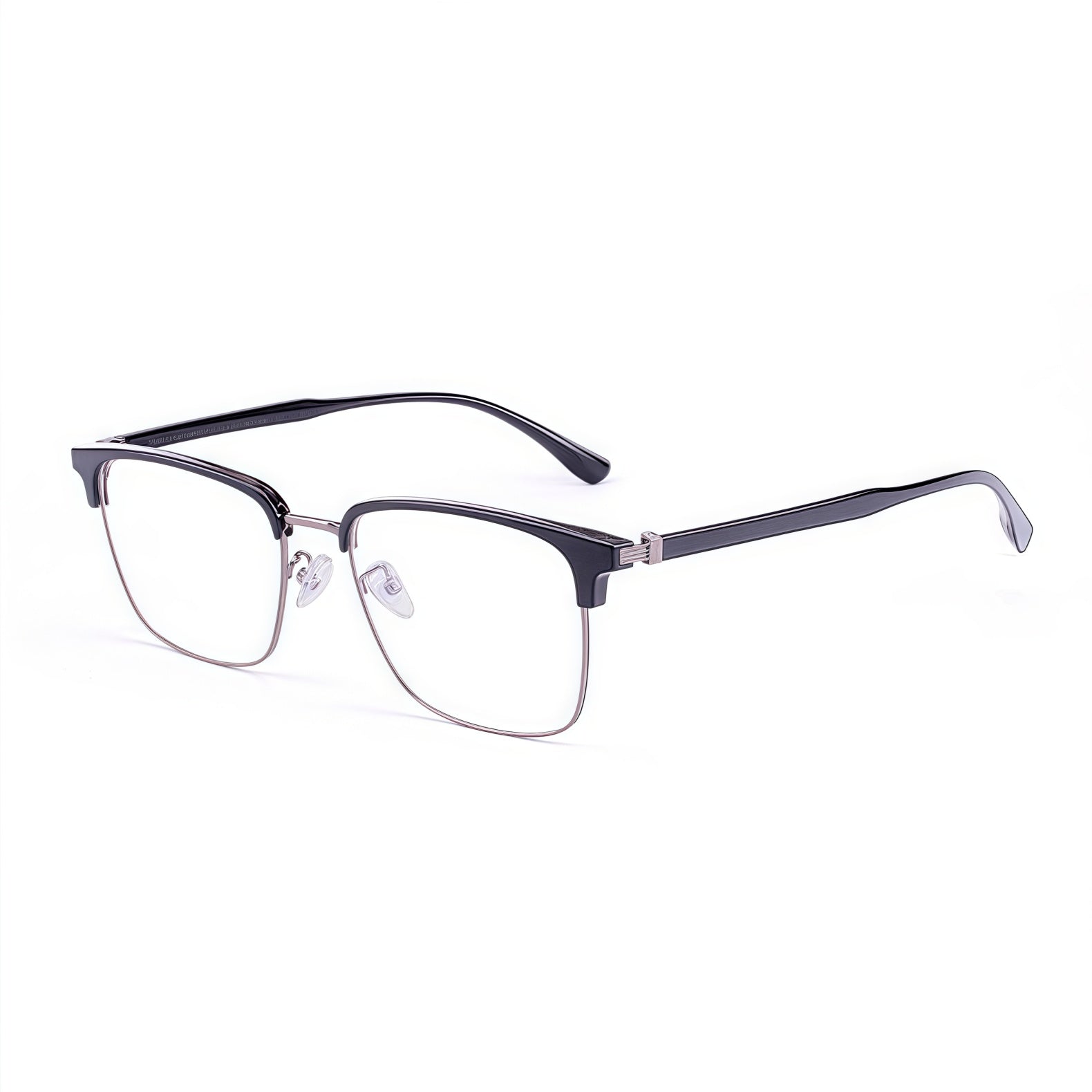 162mm Wide Frame BrowlineSquare Eyeglasses for Men with Big Head