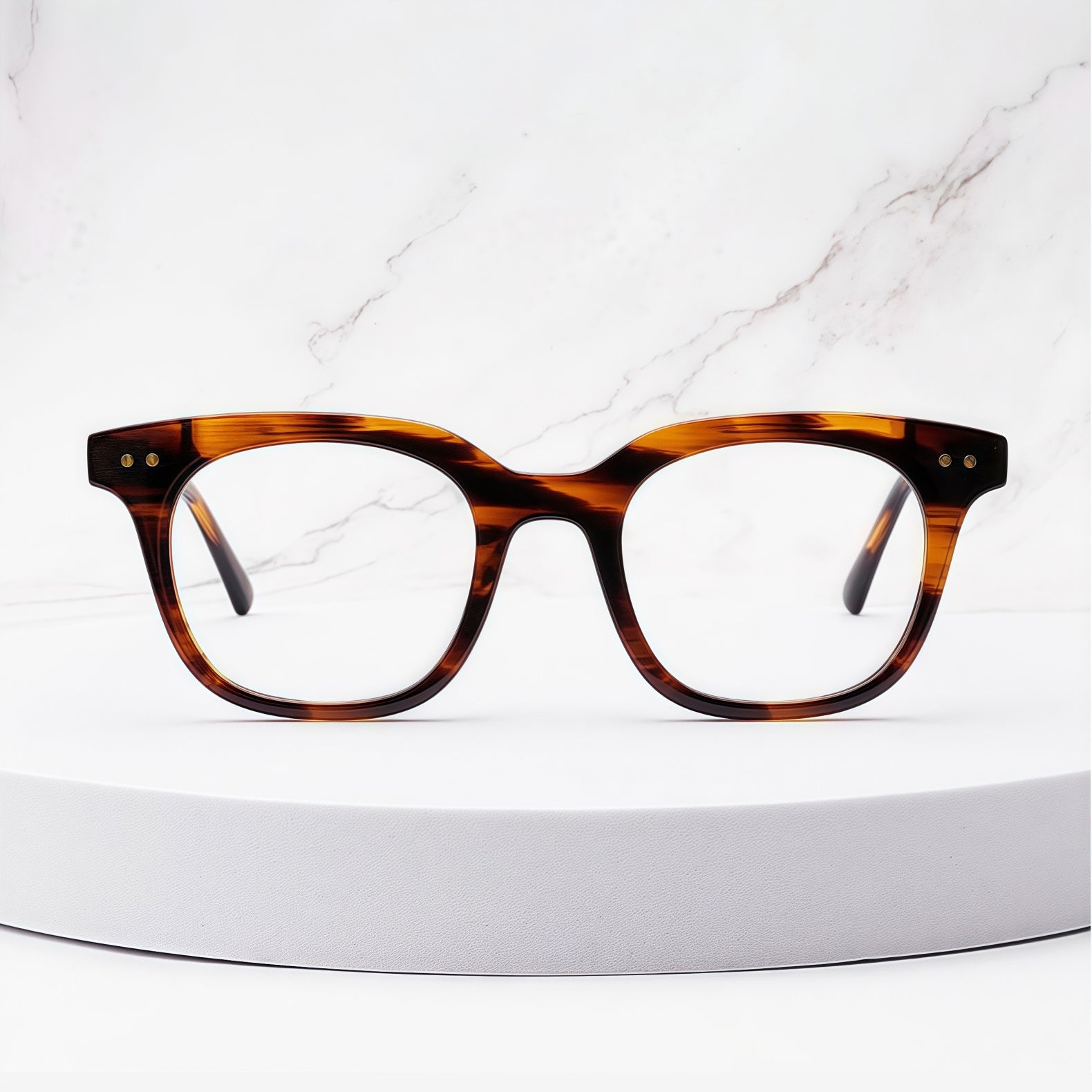 145mm Wide Frame Square Eyeglasses for Men with Big Head