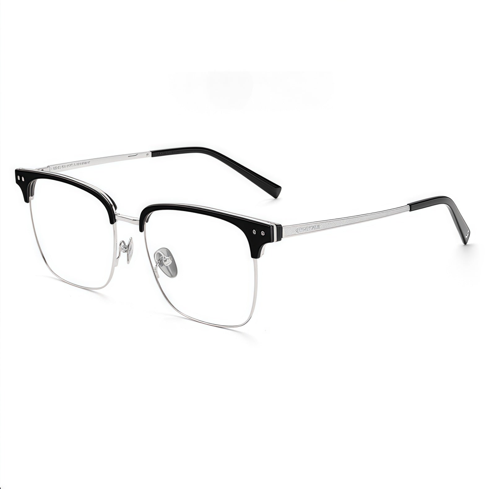 160mm Wide Frame BrowlineSquare Eyeglasses for Men with Big Head