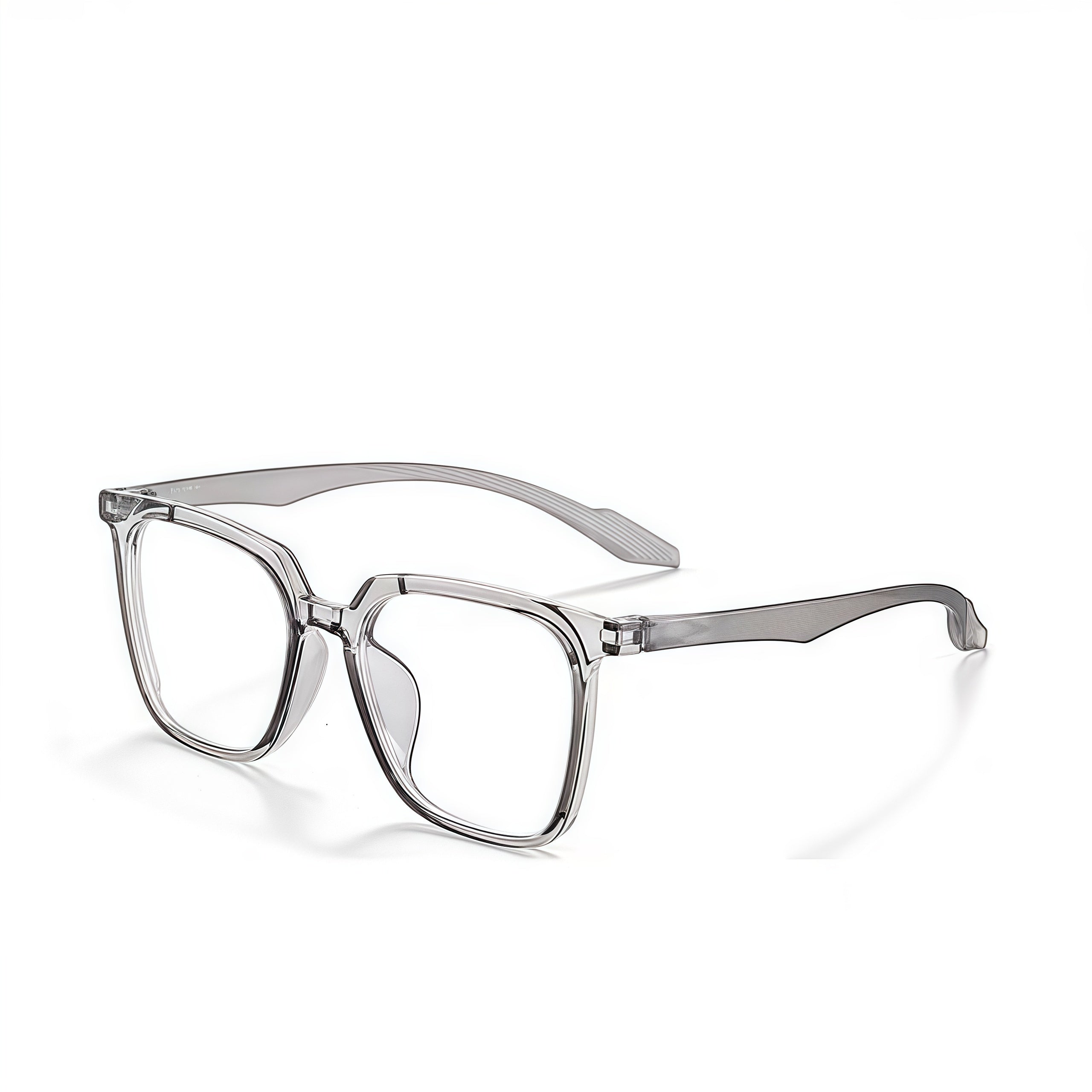 154mm Wide Frame Square Eyeglasses for Reading & Working #frame-color_grey