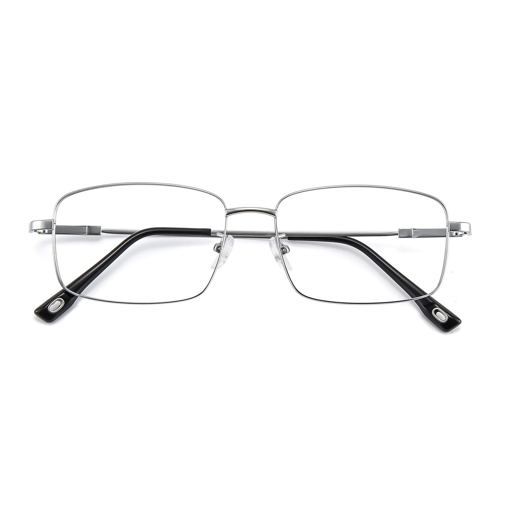 156mm Wide Frame Rectangle Eyeglasses for Men with Big Head