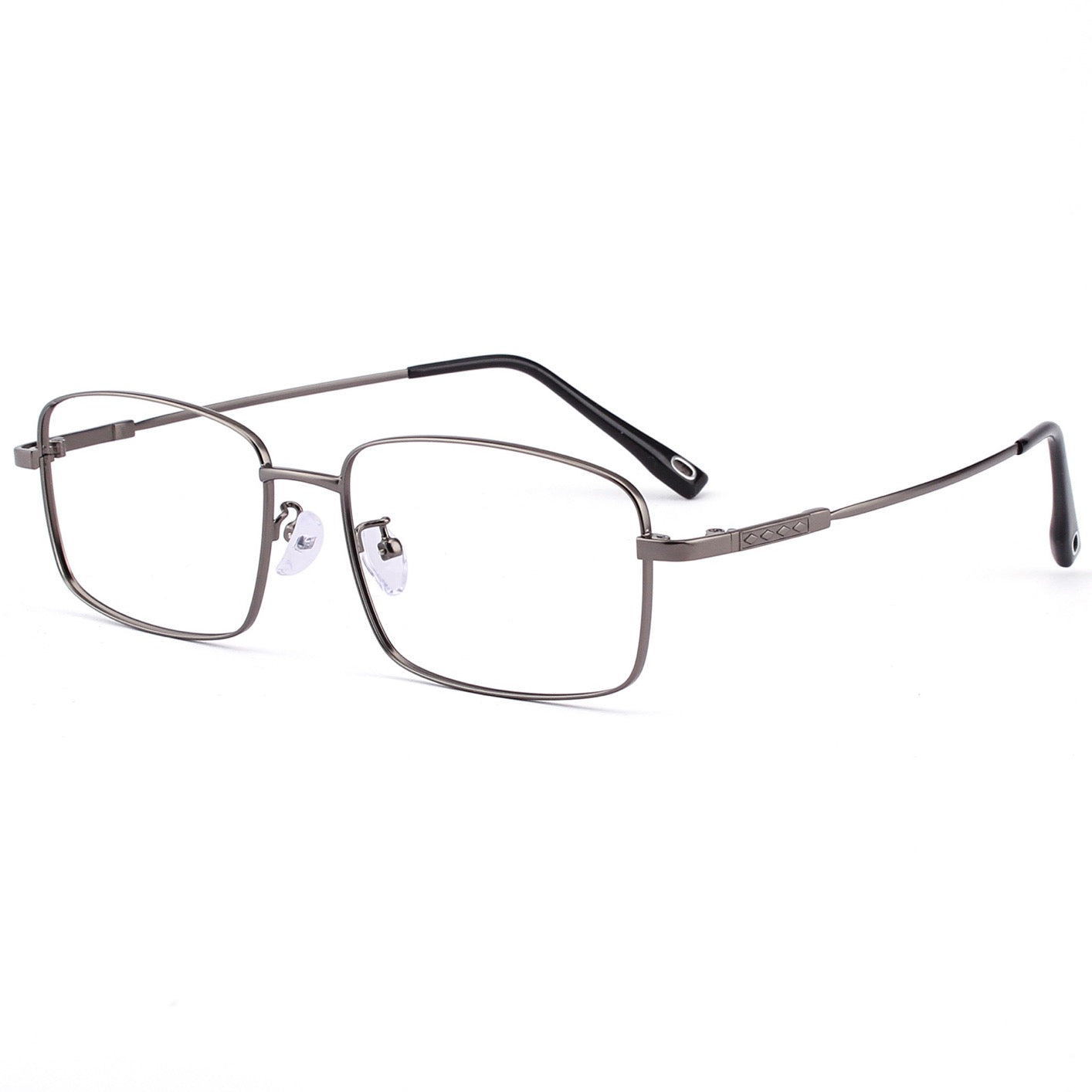 156mm Wide Frame Rectangle Eyeglasses for Men with Big Head