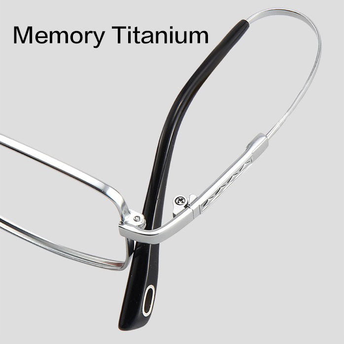 156mm Wide Frame Rectangle Eyeglasses for Men with Big Head