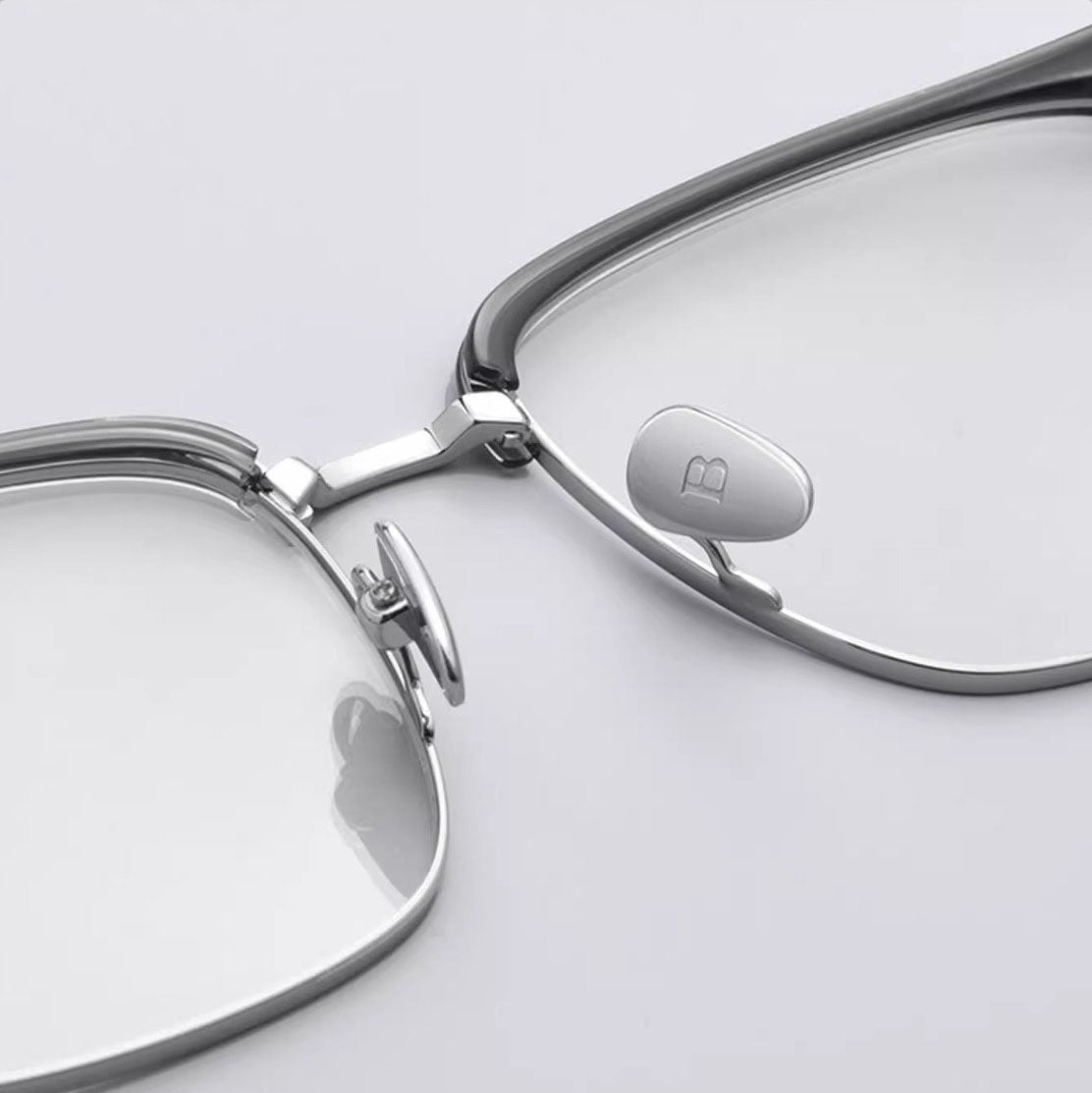 160mm Wide Frame BrowlineSquare Eyeglasses for Men with Big Head