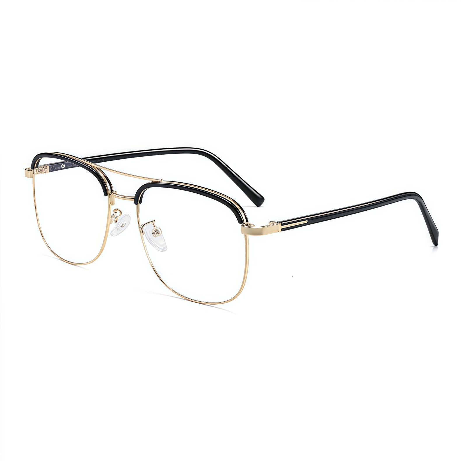 150mm Wide Square Metal Frame for Men with Big Head