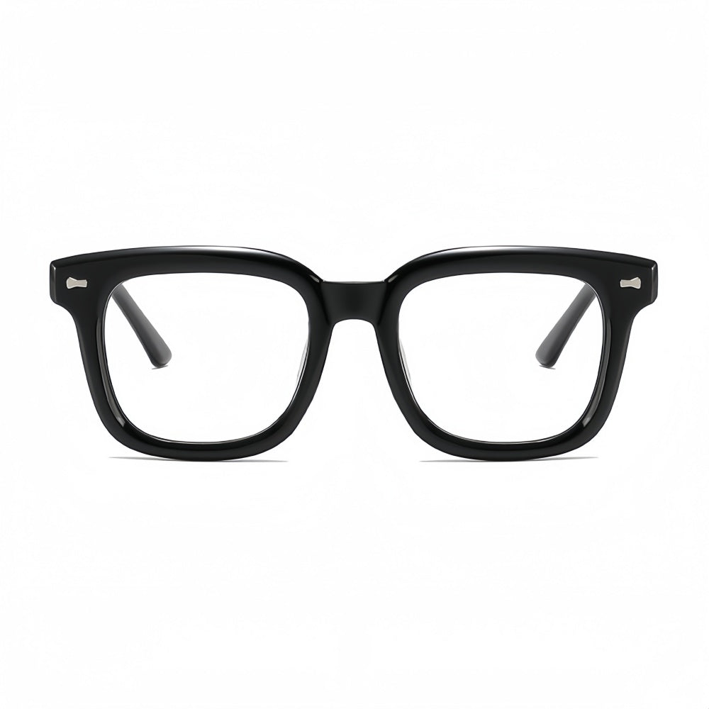 160mm Wide Huge Eyeglass Frames for Large Heads #frame-color_black