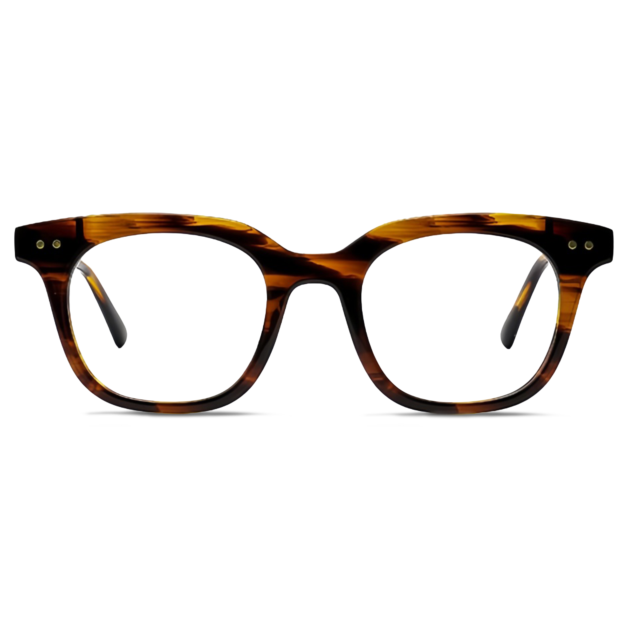 145mm Wide Frame Square Eyeglasses for Men with Big Head #frame-color_tortoise