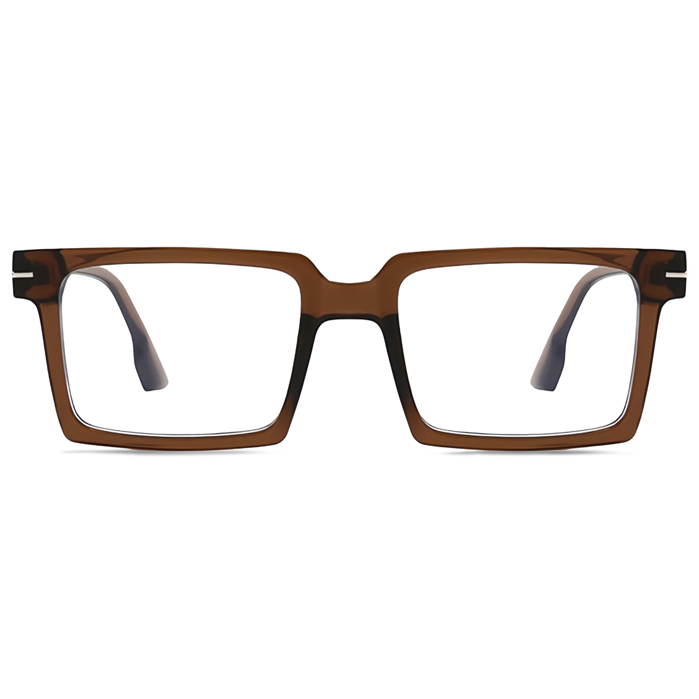 148mm Wide Frame Square Eyeglasses for Men with Big Head