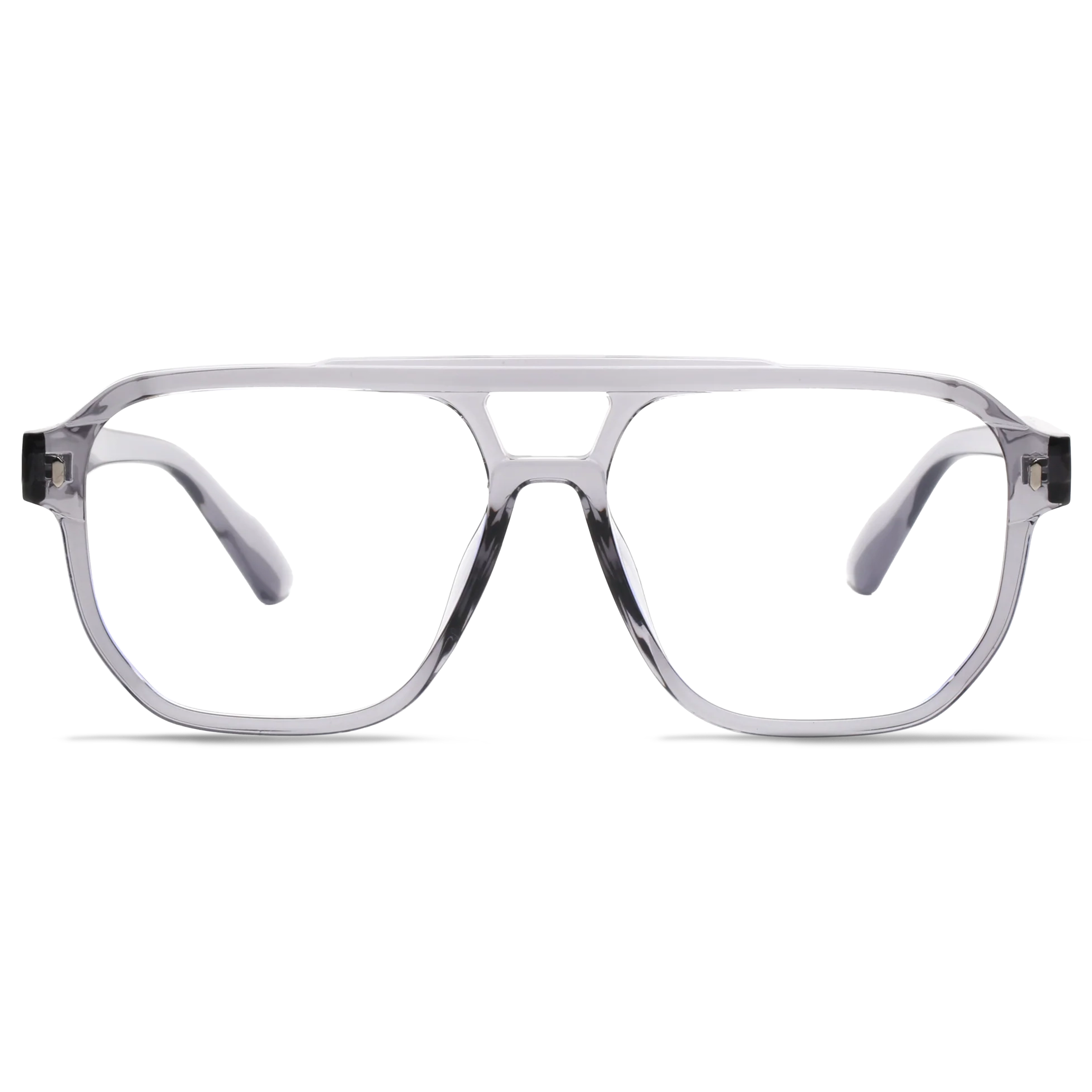 158mm Wide Frame Double Bridge Eyeglasses for Men with Big Head