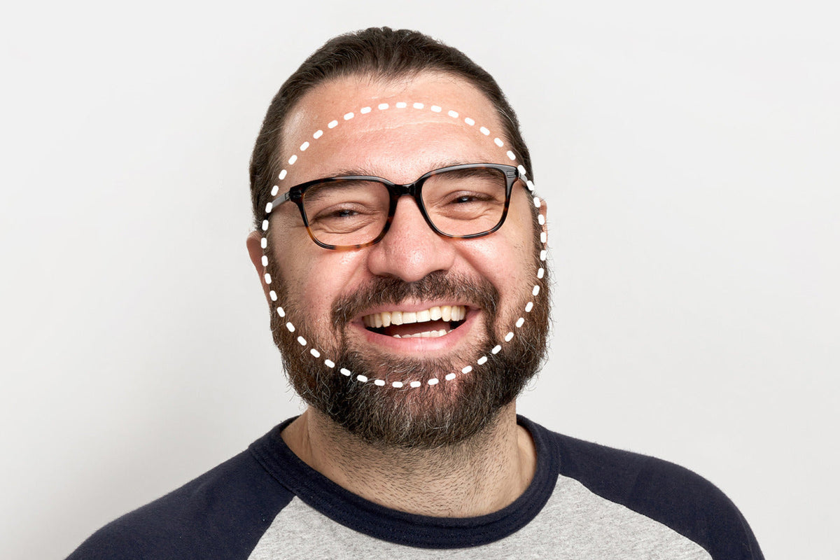 The Ultimate Guide for Men with Wide Faces: 7 Steps from Measurement to Try-On