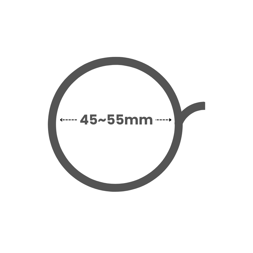 45-55mm （Lens Width）