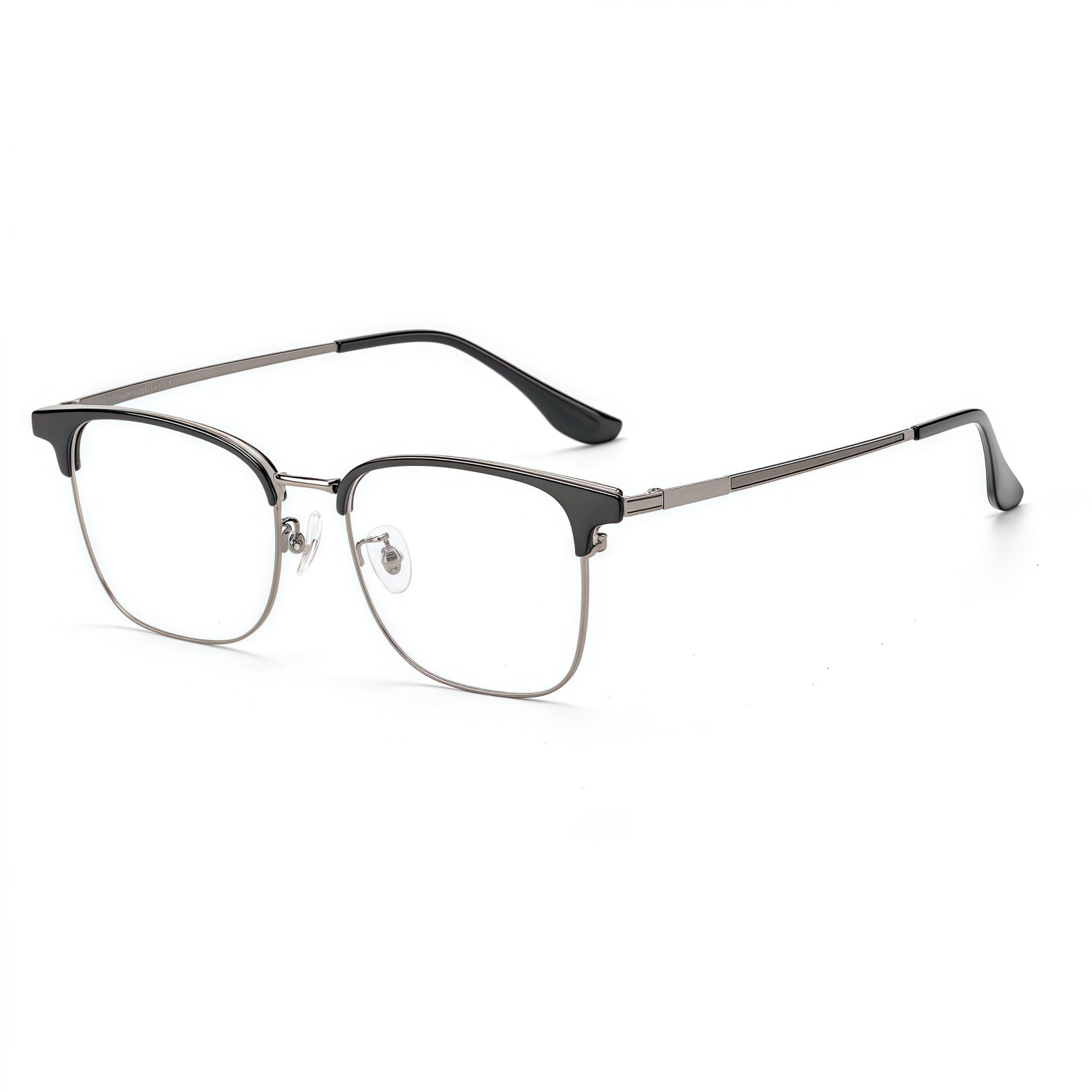 153mm Wide Frame Rectangle Eyeglasses for Men with Big Head 