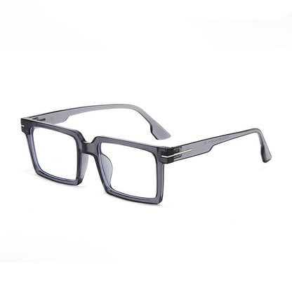 148mm Wide Frame Square Eyeglasses for Men with Big Head 