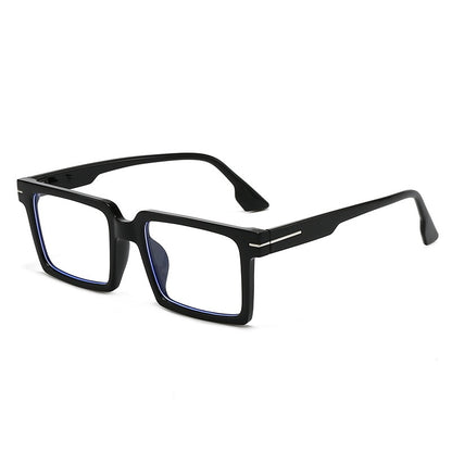 148mm Wide Frame Square Eyeglasses for Men with Big Head 