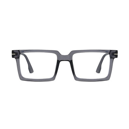 148mm Wide Frame Square Eyeglasses for Men with Big Head 