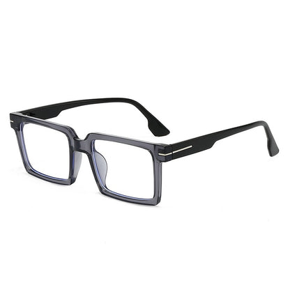 148mm Wide Frame Square Eyeglasses for Men with Big Head 