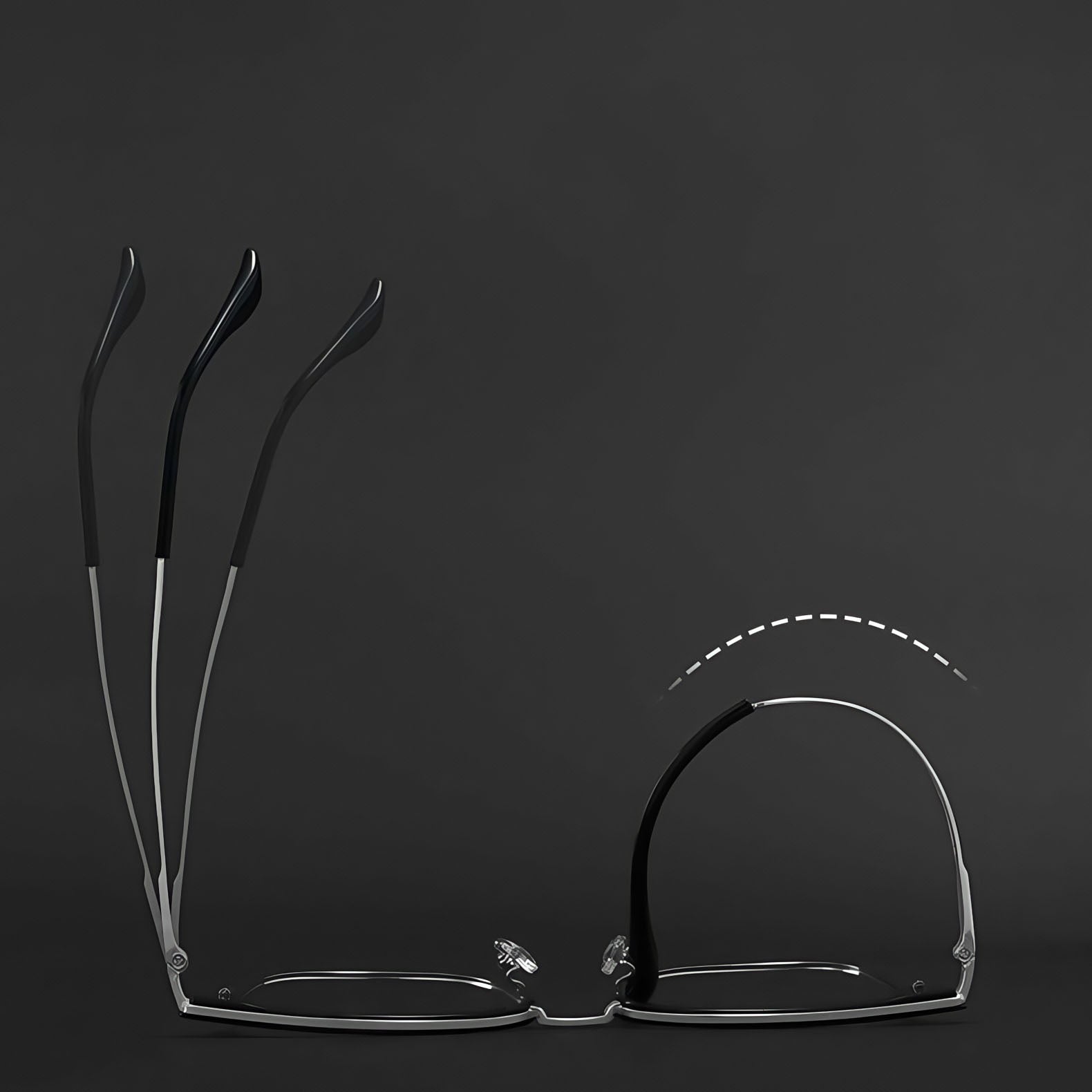 153mm Wide Frame Rectangle Eyeglasses for Men with Big Head 