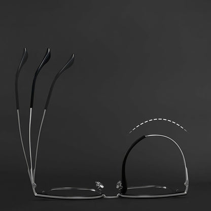 153mm Wide Frame Rectangle Eyeglasses for Men with Big Head 
