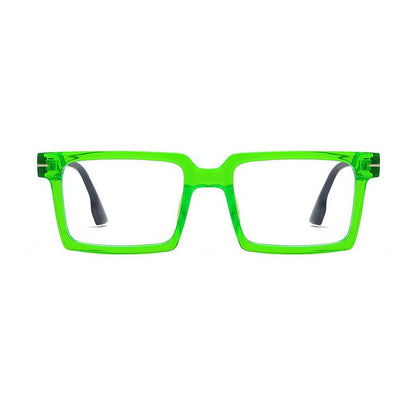 148mm Wide Frame Square Eyeglasses for Men with Big Head 