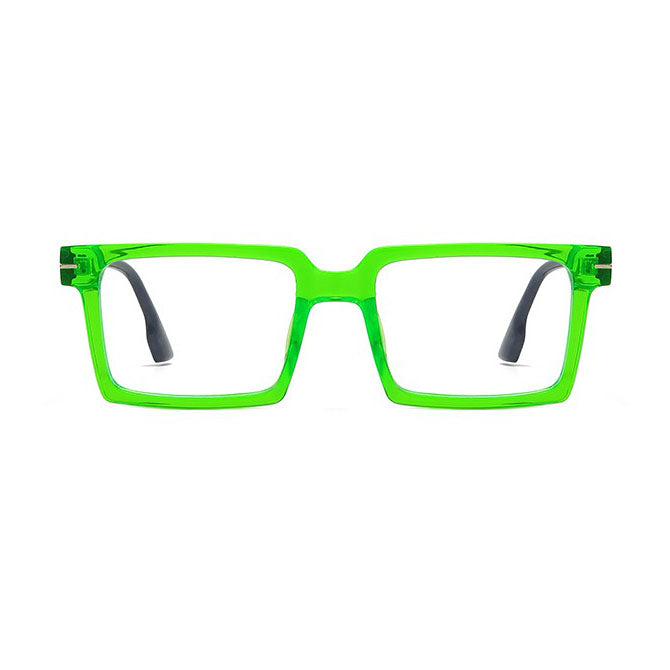 148mm Wide Frame Square Eyeglasses for Men with Big Head 