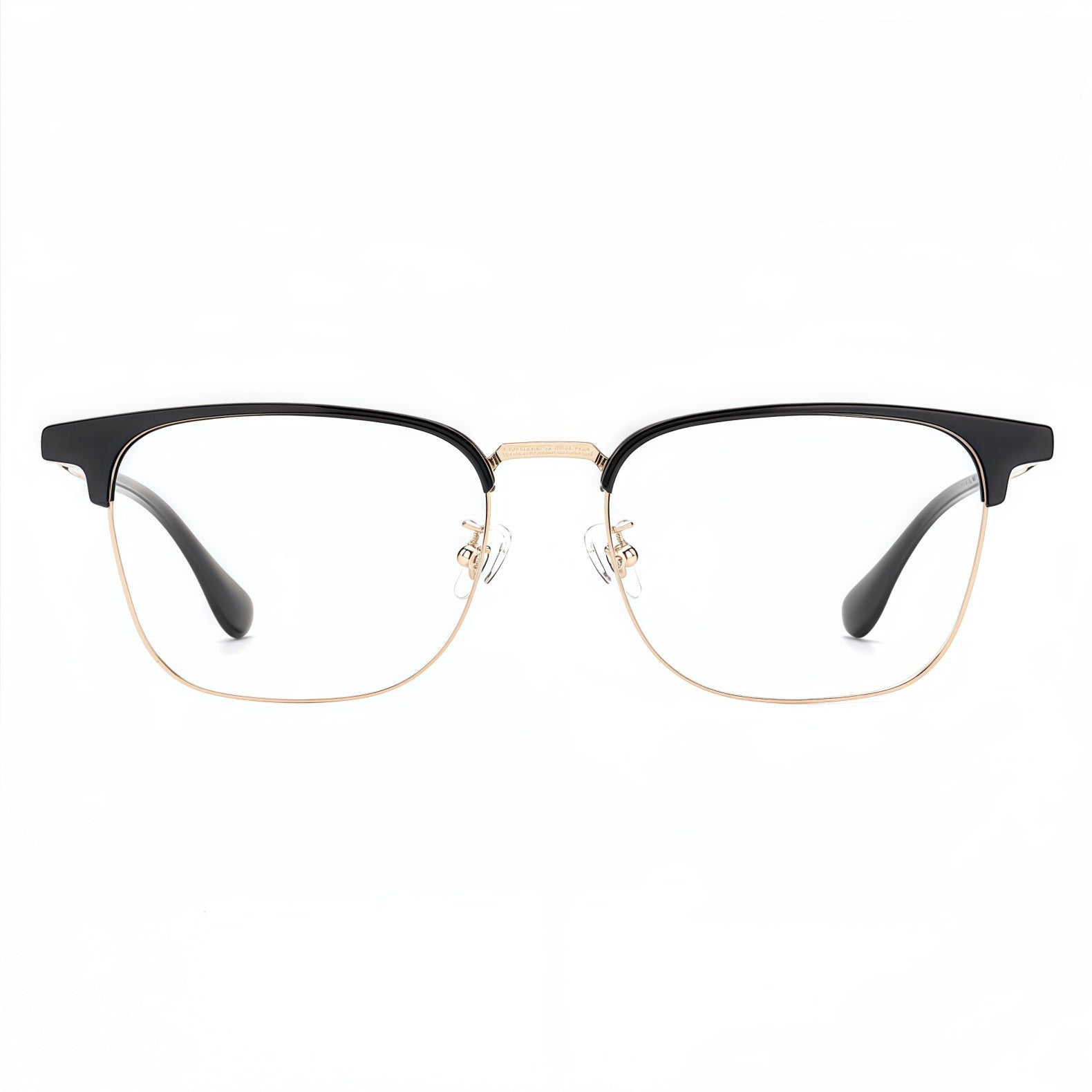 153mm Wide Frame Rectangle Eyeglasses for Men with Big Head 