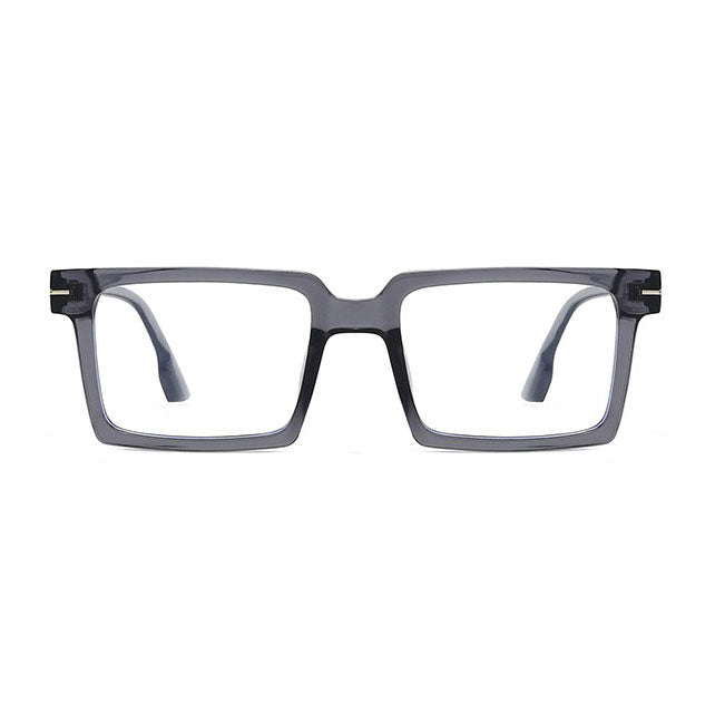 148mm Wide Frame Square Eyeglasses for Men with Big Head 