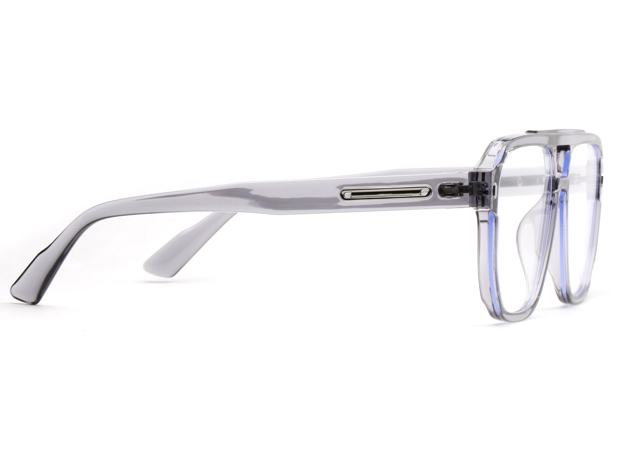 158mm Wide Frame Double Bridge Eyeglasses for Men with Big Head
