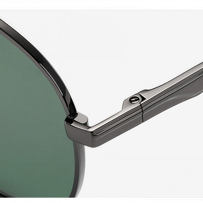 160mm Wide Aviator Metal Frame for Men with Big Head 