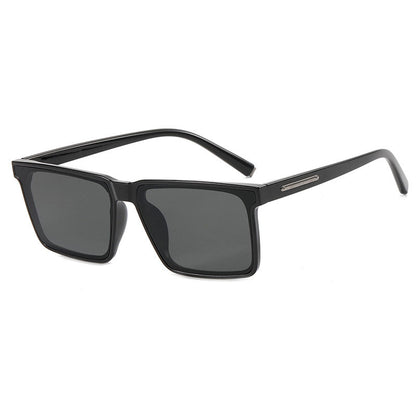 161mm Wide Rectangular pc Frame for Men with Big Head #frame-color_black