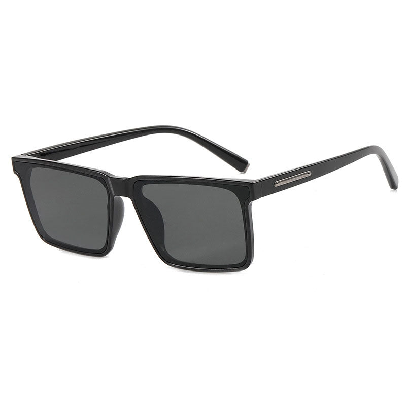 161mm Wide Rectangular pc Frame for Men with Big Head #frame-color_black