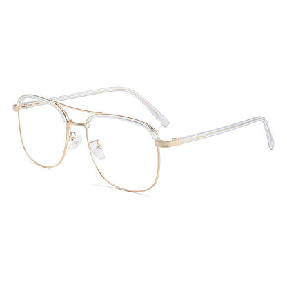 150mm Wide Square Metal Frame for Men with Big Head 