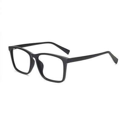 165mm Wide Frame Square Eyeglasses for Men with Big Head 