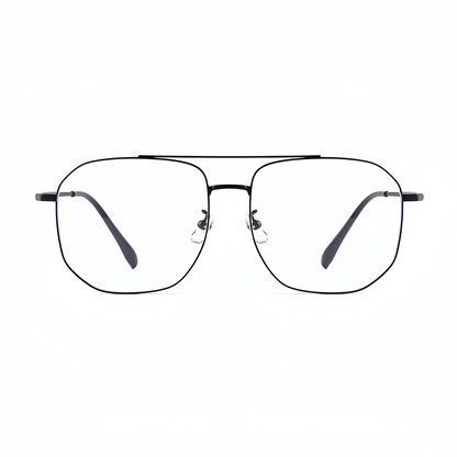 156mm Wide Square β Titanium Frame for Men with Big Head 