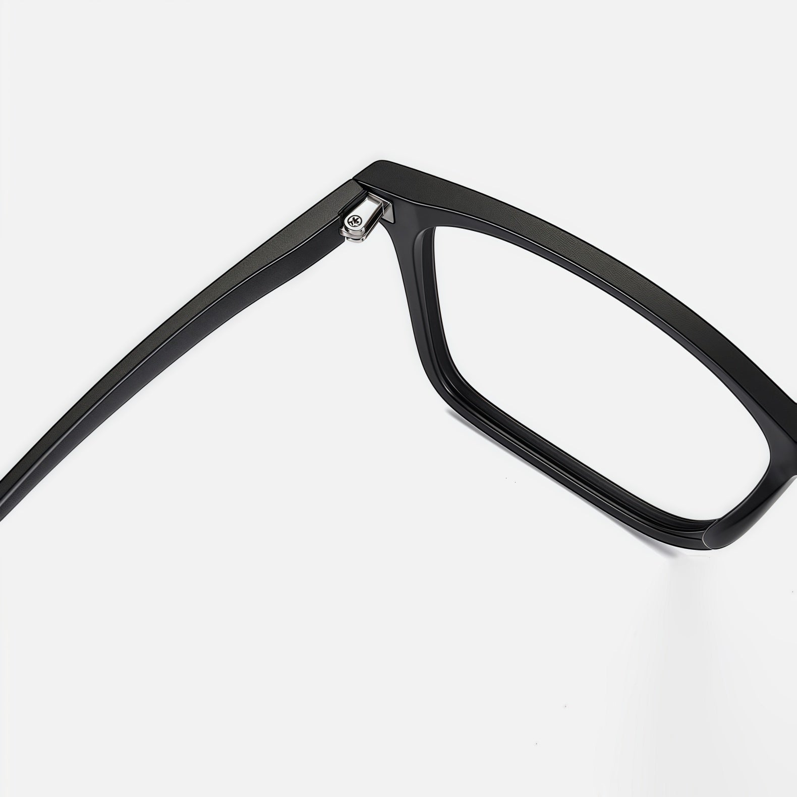165mm Wide Frame Square Eyeglasses for Men with Big Head 