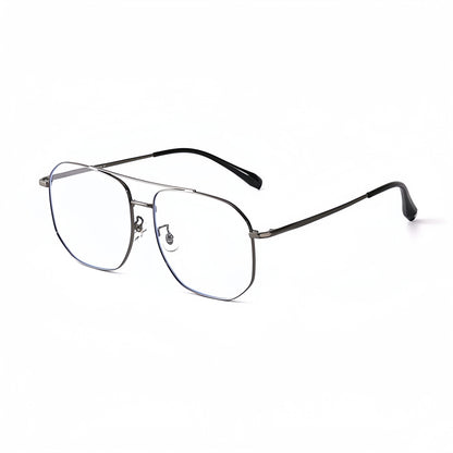 156mm Wide Square β Titanium Frame for Men with Big Head 