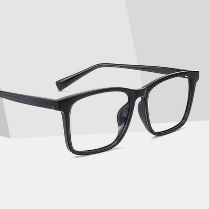 165mm Wide Frame Square Eyeglasses for Men with Big Head 