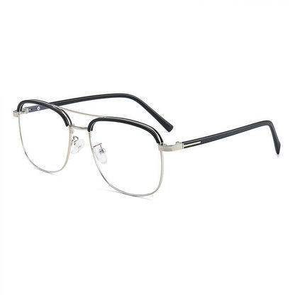 150mm Wide Square Metal Frame for Men with Big Head 
