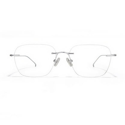 155mm Wide Square β Titanium Frame for Men with Big Head  