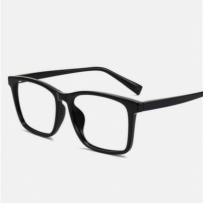 165mm Wide Frame Square Eyeglasses for Men with Big Head 