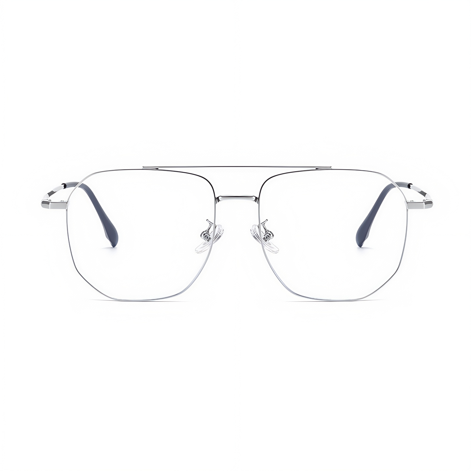 153mm Wide Gold Frame Glasses for Men 